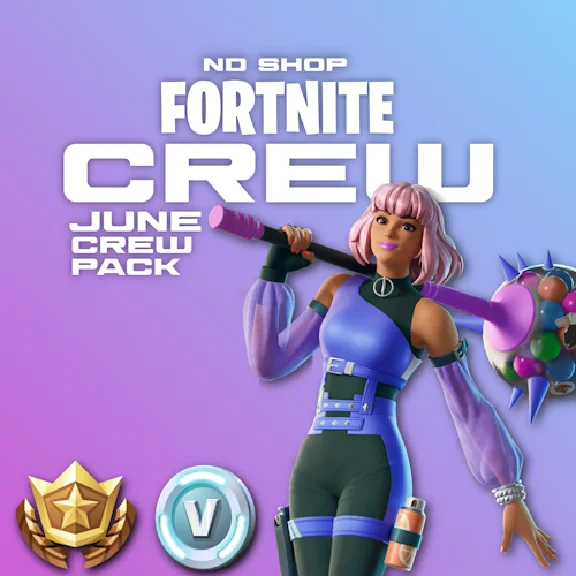 FORTNITE CREW 1 MONTH ALL BATTLE PASSES + 1000 V-BUCKS