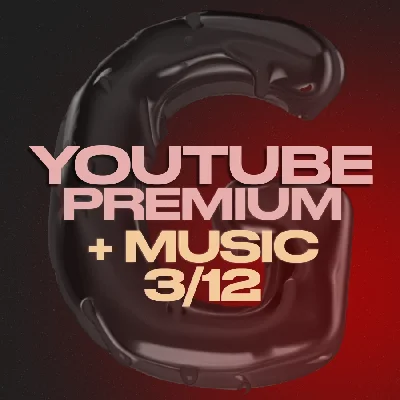 YOUTUBE PREMIUM + MUSIC - 3/12 - ON YOUR ACCOUNT