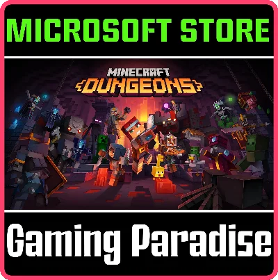 MINECRAFT DUNGEONS FOR WINDOWS + LAUNCHER PC (WIN) KEY/