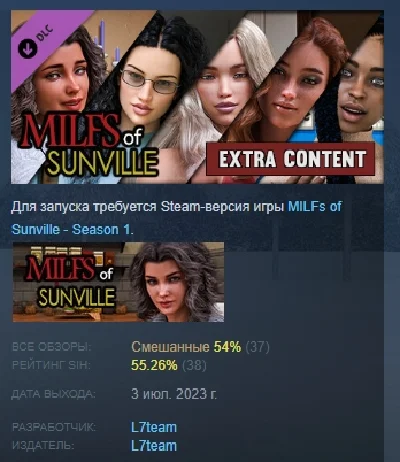 MILFs of Sunville - Extra content 💎 DLC STEAM РОССИЯ
