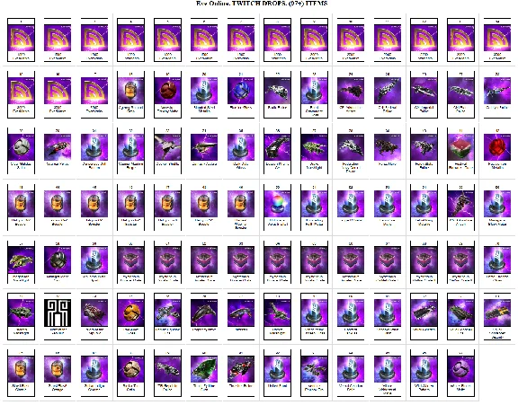 🔥 EVE Online✦TWITCH DROPS✦ 94+ ITEMS / CRATES + 🎁