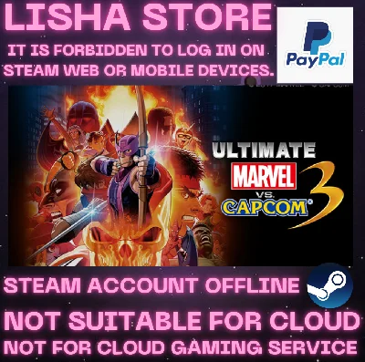ULTIMATE MARVEL VS. CAPCOM 3 Steam Offline Paypal