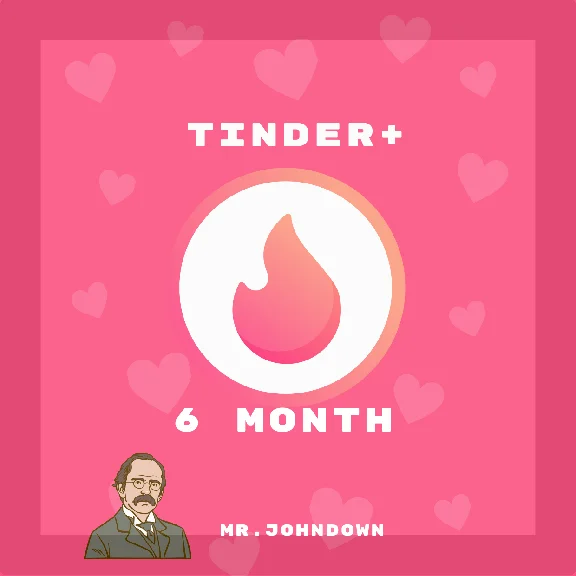 Tinder Plus for 6 months - get promo code (Global)