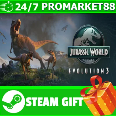 ⭐️ Jurassic World Evolution 3: Deluxe Edition STEAM GIF