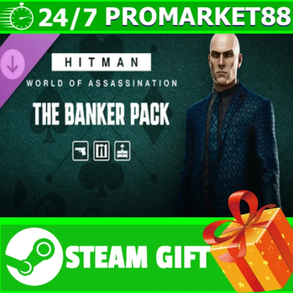 ⭐️ALL COUNTRIES⭐️ HITMAN 3 The Banker Pack STEAM GIFT