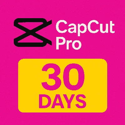 CAPCUT PRO 30 DAYS 1 PC ONLY (PRIVATE)
