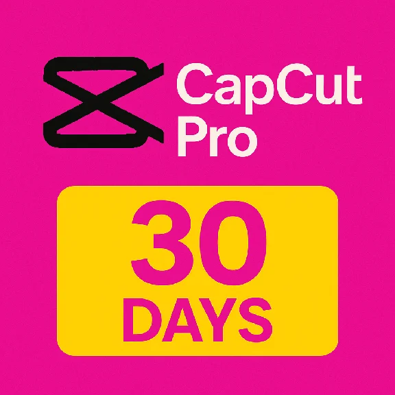 CAPCUT PRO 30 DAYS 1 PC ONLY (PRIVATE)