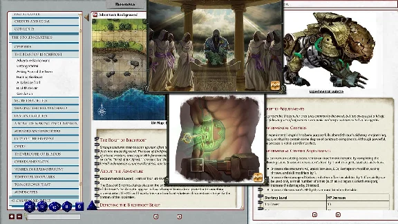 ⭐️ Fantasy Grounds Pathfinder 2 RPG Dark Archive STEAM