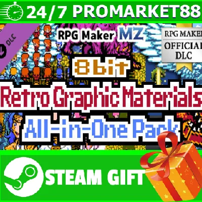 ⭐️ RPG Maker MZ 8bit Retro Graphic Materials All-in-One