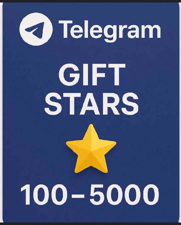 Telegram Gift Stars 100 - 5000