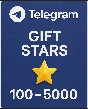 Telegram Gift Stars 100 - 5000