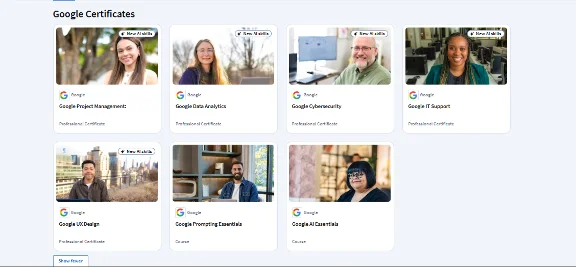 🎓Google Certificates | Coursera | 1 Year