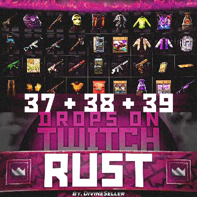 💎RUST ПРЕДМЕТЫ│TWITCH DROPS│РАУНД 37+38+39│24 СКИНОВ