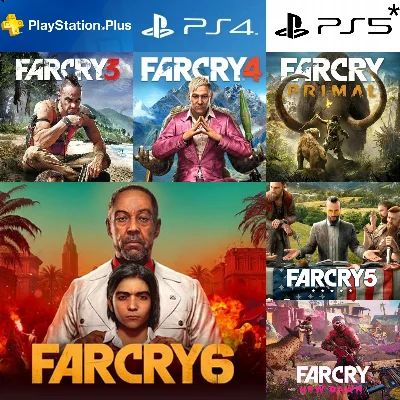 FAR CRY COLLECTION PS4|5*+ PS PLUS P2 Rent on 7 days