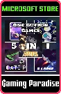 ONE BUTTON GAMES 5-IN-1 (FOR WINDOWS 10) PC (WIN) КЛЮЧ/