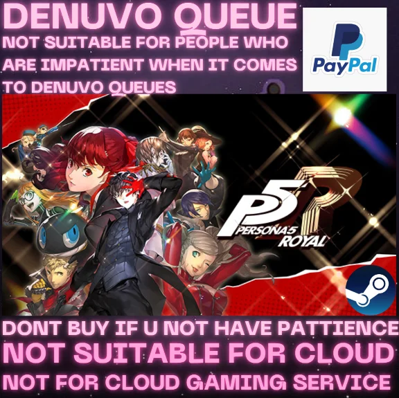 Persona 5 Royal Steam Offline For 90 days