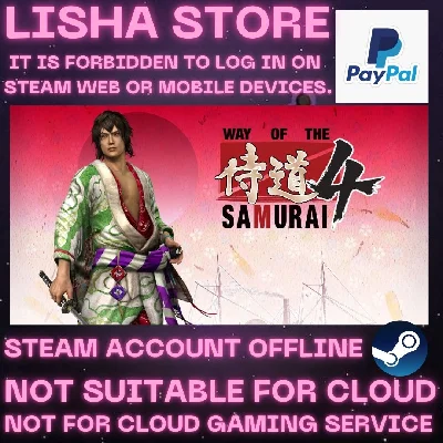Way of the Samurai 4 Base game Steam Offline Paypal