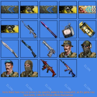 ⚡Warface🏆Twitch Drops👾19 items + 🎁