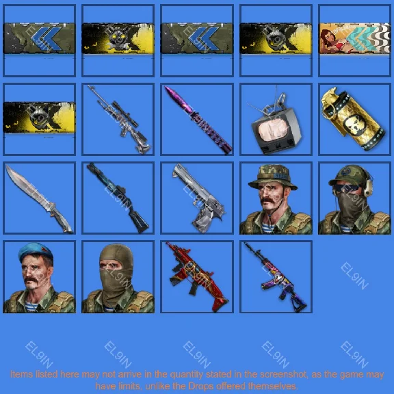 ⚡Warface🏆Twitch Drops👾19 items + 🎁