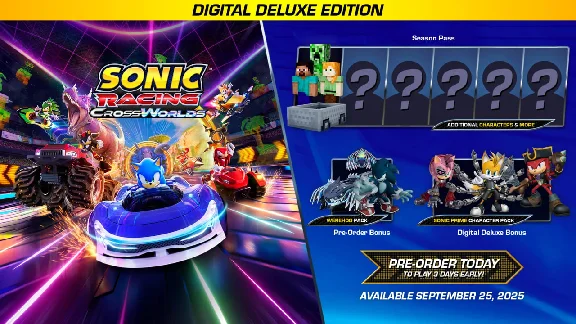 🟢🔥SONIC RACING: CROSSWORLDS DELUXE XBOX ONE/X|S КЛЮЧ