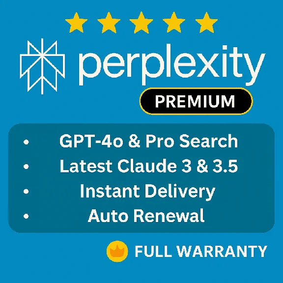 Perplexity AI Pro | 1 Year Private | Easy | Instant