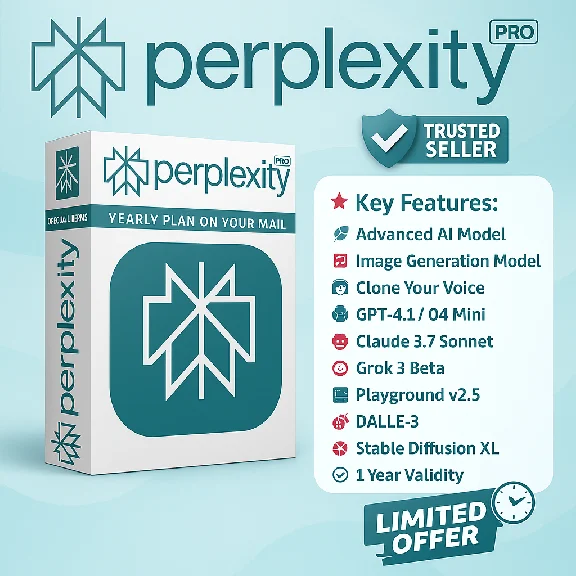 Perplexity AI Pro | 1 Year Private | Easy | Instant