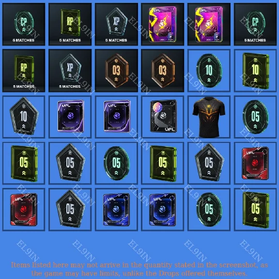 🔥UFL🎶Twitch Drops🎈30 items + 🎁