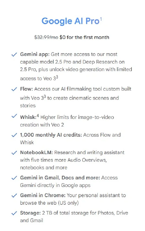 Google AI Gemini Pro| 15 months| PRIVATE AC| WARRANTY