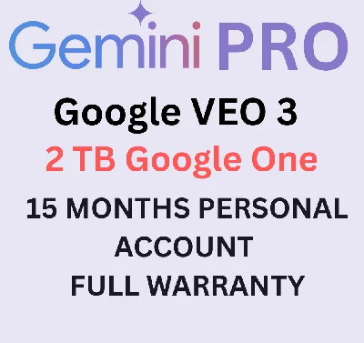 Google AI Gemini Pro| 15 months| PRIVATE AC| WARRANTY