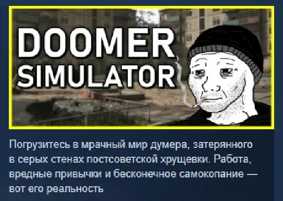 DOOMER SIMULATOR АВТОДОСТАВКА STEAM РОССИЯ