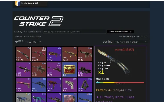✅CS2 + SKINS⭐ BUTTERFLY KNIFE INVENTORY 2100$ ⭐ FACEIT