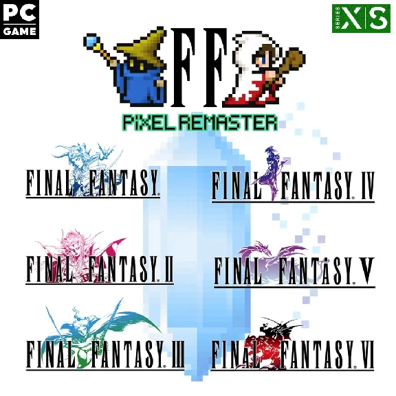 ✅ FINAL FANTASY I-VI Bundle XBOX SERIES X|S PC KEY 🔑