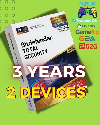 Bitdefender Total Security 3 Device 2 год. Ключ.