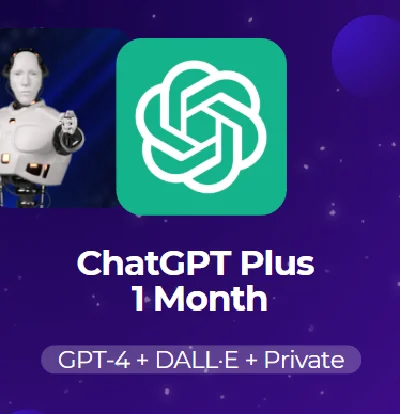 ChatGPT Plus (1 Month) | Private | GPT-4 + DALL·E