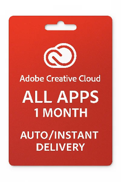Adobe Creative Cloud All Apps 1 месяц Region ROW