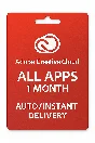 Adobe Creative Cloud All Apps 1 месяц Region ROW