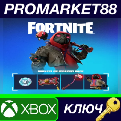 ⭐ Fortnite - Darkest Grumblings Pack DLC US XBOX One / 