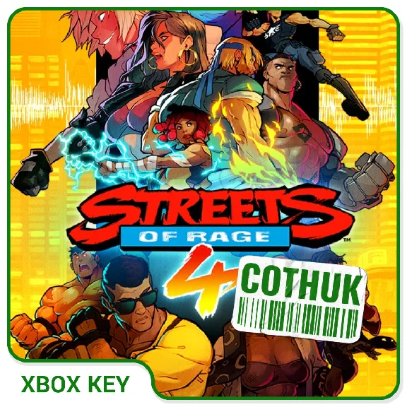 STREETS OF RAGE 4 XBOX X|S ONE SERIES / Win10 KEY
