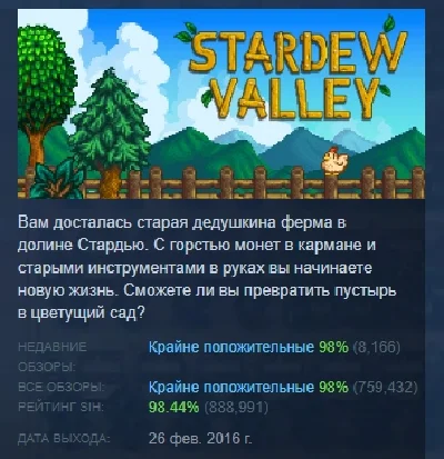 Stardew Valley 💎 АВТОДОСТАВКА STEAM РОССИЯ