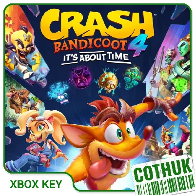 CRASH BANDICOOT 4: ITS ABOUT TIME XBOX X|S ONE KEY