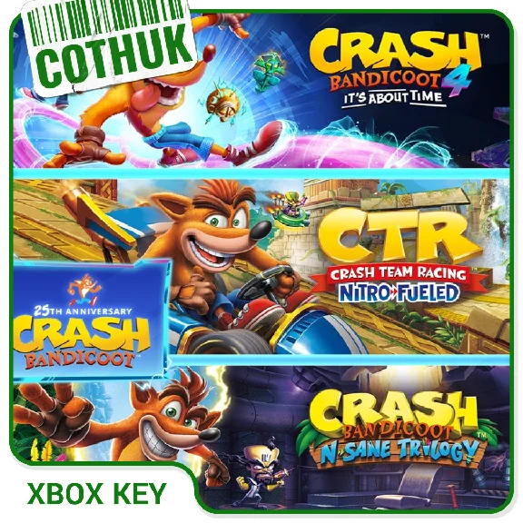 CRASH BANDICOOT - CRASHIVERSARY BUNDLE XBOX KEY