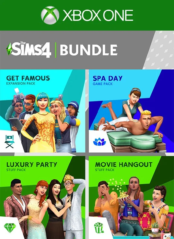 THE SIMS™ 4 LIVE LAVISHLY BUNDLE - GET FAMOUS, SPA DAY,