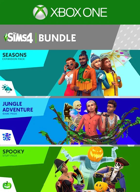 THE SIMS™ 4 BUNDLE - SEASONS, JUNGLE ADVENTURE, SPOOKY