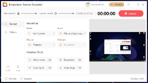🔰 Kingshiper Screen Recorder 🔑 Счет 6 месяцев 🚀