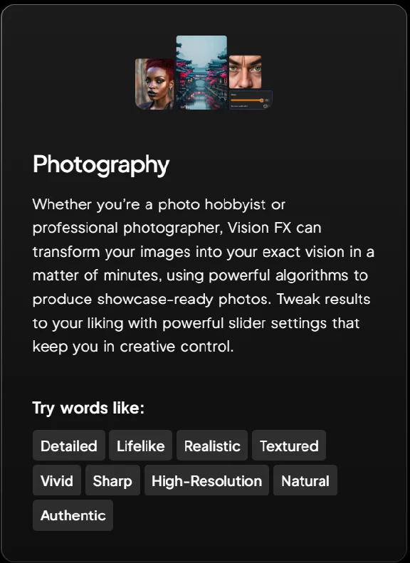 Vision FX 2.0 Key Lifetime Distinct AI