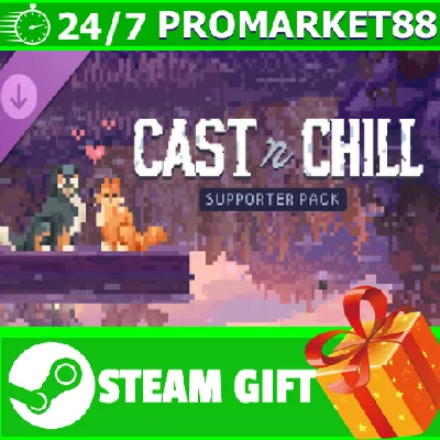 ⭐️ALL COUNTRIES⭐️ Cast n Chill Supporter Pack STEAM GIF