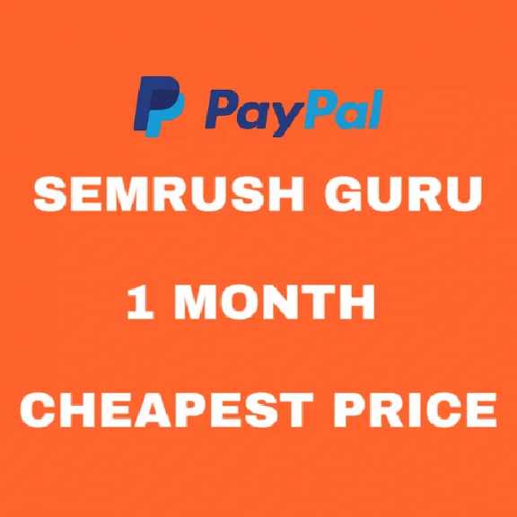 🔶Semrush Guru  1-2-3 месяца Автодоставка PayPal ✅