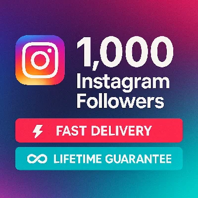 1,000 Instagram Followers – Instant Start, Lifetime