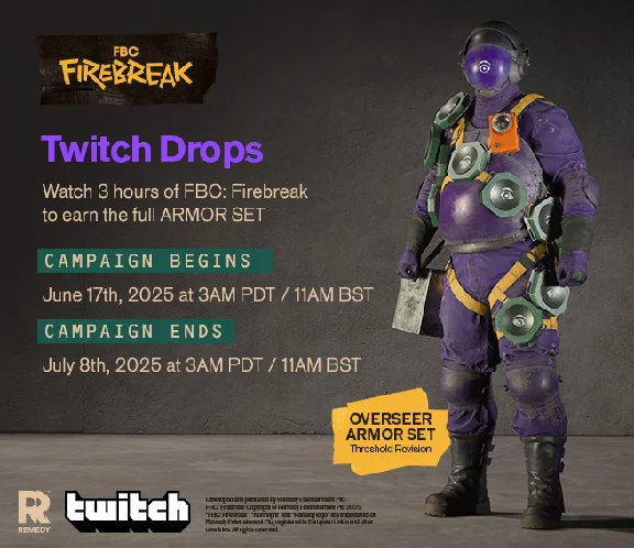 FBC: Firebreak Overseer Armor Set 🎁Twitch Drop