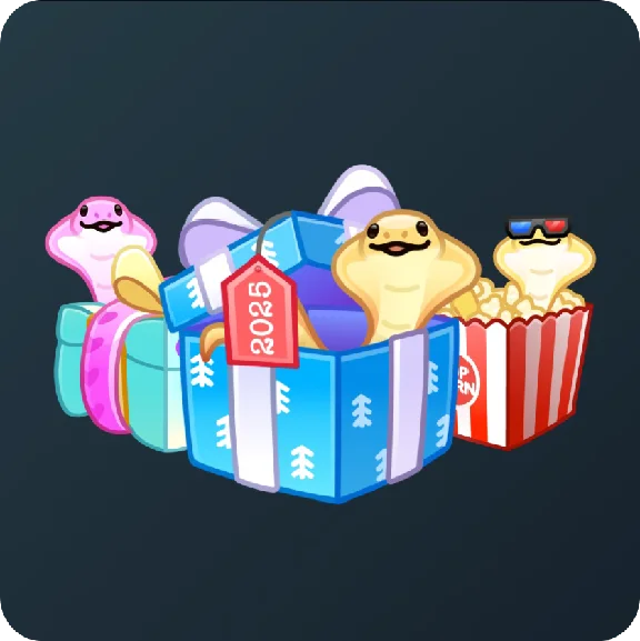 🎁Случайный коллекционный подарок Snake Box